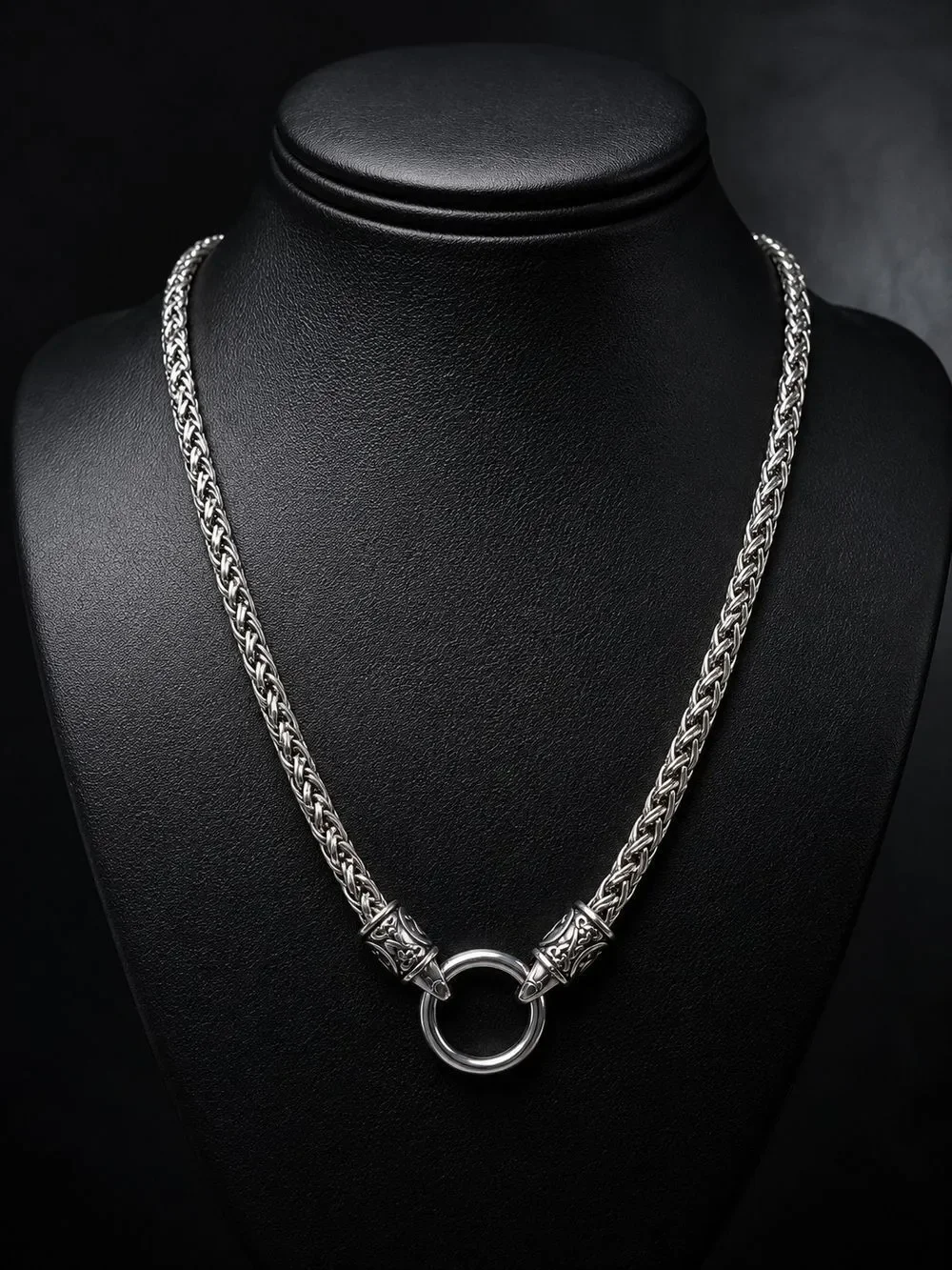 Nordic Viking Stainless Steel Franco Necklace